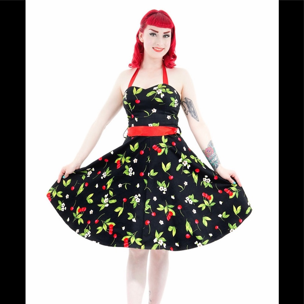 Heart and Roses cherry dress